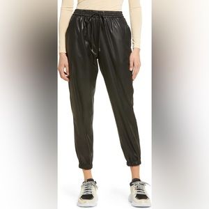 Blank NYC Vegan Leather Joggers